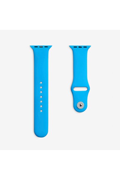 Quse Apple Watch 46/45/44mm & Series 1-3 42mm ile Uyumlu Silikon Kordon - Beb...