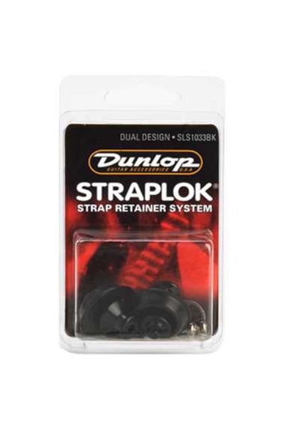 Jim Dunlop Straplok Dual Design Black Askı Kilidi