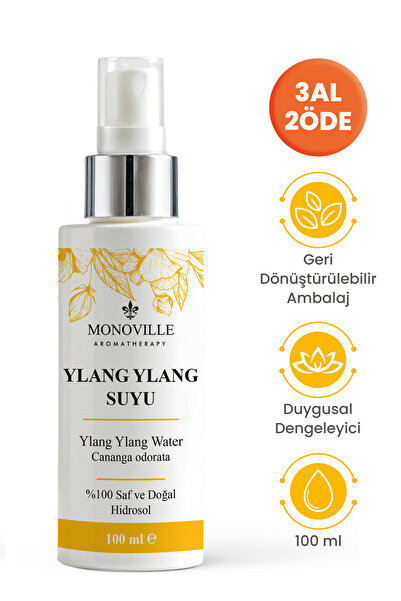 Monoville Ylang Ylang Suyu 100 ml Sprey Başlıklı ( Ylang Ylang Water)