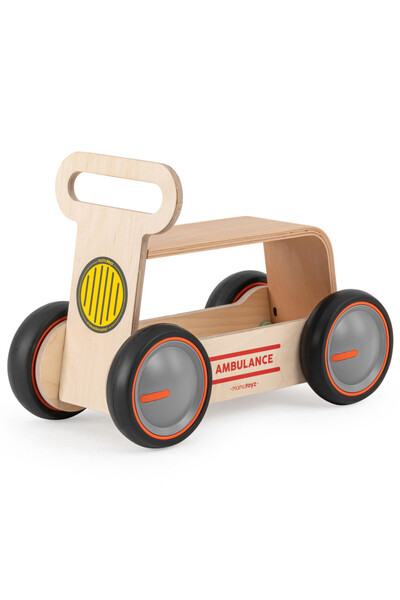 MAMATOYZ Masinuta ride-on 3 in 1 DriveMe ambulanta lemn