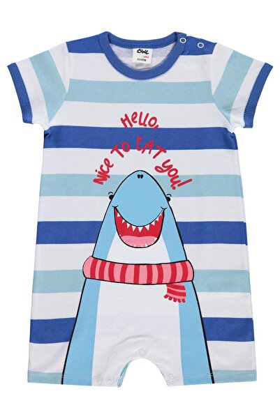 Civil Baby Nice To Eat You Baskılı 6-18 Ay Tulum - Beyaz