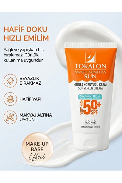 Tokalon Güneş Koruyucu Krem - Sunscreen Cream 50 Spf - 150 ml