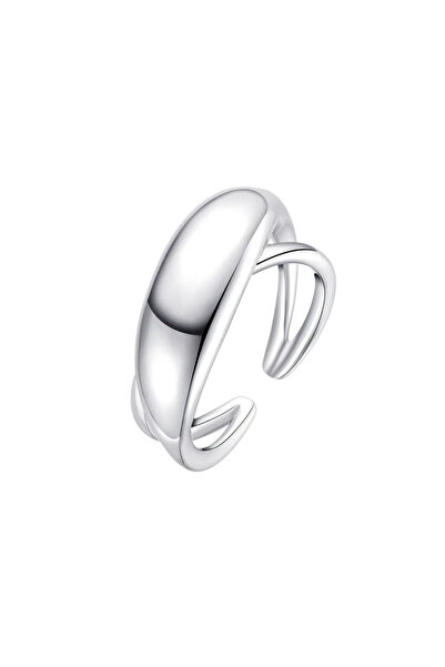 Lisa&Co. Inel Argint Strong 51 mm / Argint placat cu rodiu