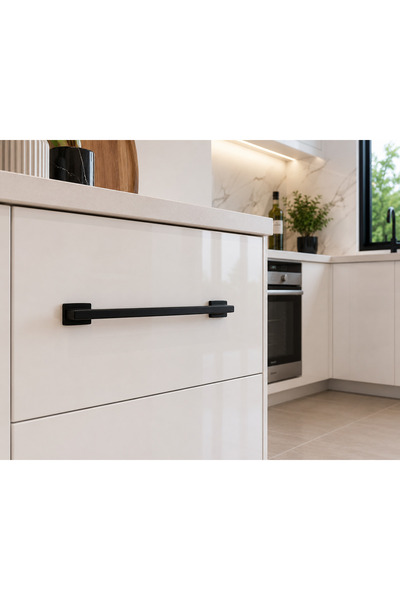 Haskan Side Kulp 160mm/192mm Siyah. Dolap, Çekmece ve Mobilya için
