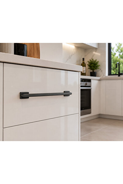 Haskan Side Kulp 160mm/192mm Mat Antrasit. Dolap, Çekmece ve Mobilya için