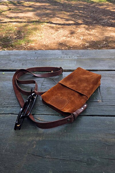 bouscrab Suede Phone Bag Leather Phone Bag Small Bag Leather Bag Strap Bag