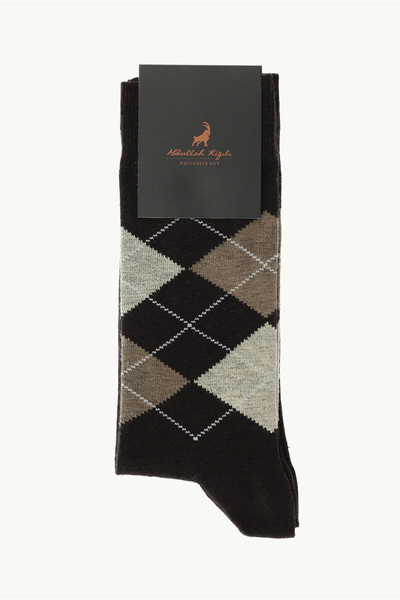 Abdullah Kiğılı Single Patterned Cotton Socks