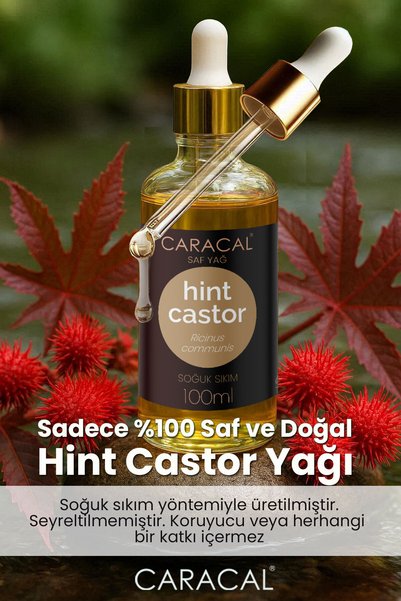 caracal 100ml Pure Castor Oil Castor Oil Cold Pressed Castor Oil Ricinus Communis Natural Without Additives Without Hexane