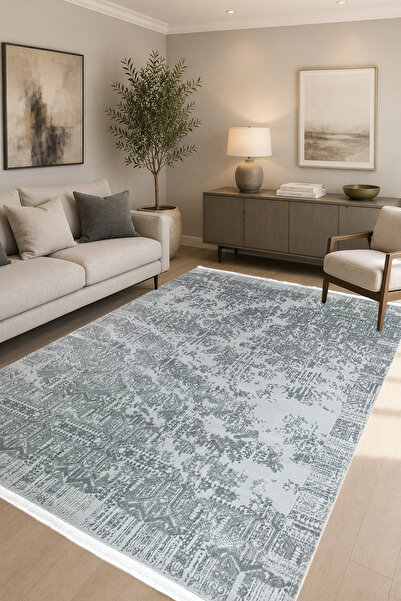 ünalcarpet 4 Metrekare - 6 Metrekare Bambu Tarz Modern Dokuma Salon Oturma Od...
