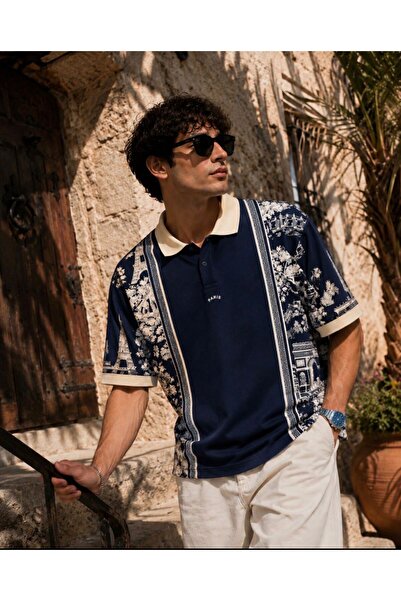 KUN SPORTSWEAR Μπλουζάκι Paris Polo με ψηφιακή στάμπα, oversized, premium