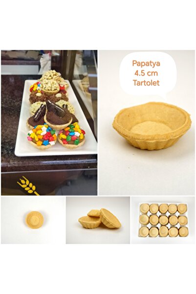 tekçe Tartolet Tart Tabanı 4.5 CM 50 adet +Pastacı Kreması 150 gr HEDİYELİ