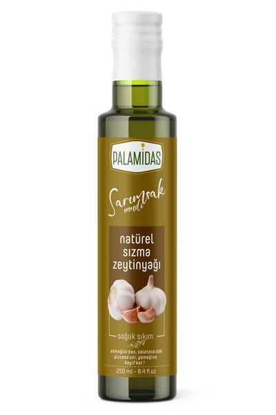 Palamidas Sarımsak Aromalı Zeytinyağı 250 gr.
