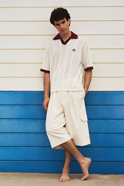 Bershka Kısa kollu baskılı polo