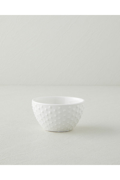 English Home Dora Porselen Çerezlik 10 cm Beyaz