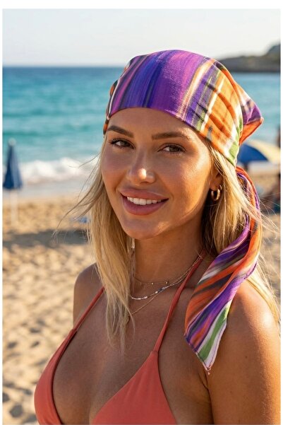 Kokoş Renkli Bandana Yazlık