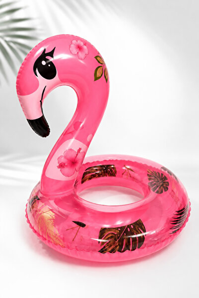 Fidan oyuncak Flamingo Figürlü Simli Çocuk Yüzme Simidi 65 cm – Şişme Havuz &...