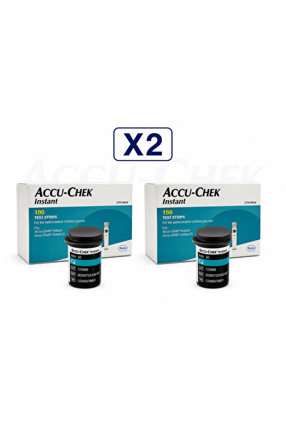 ACCU-CHEK Instant شرائط فحص سكر الدم اكيو تشيك انستانت الأصلية – دقة عالية وس...