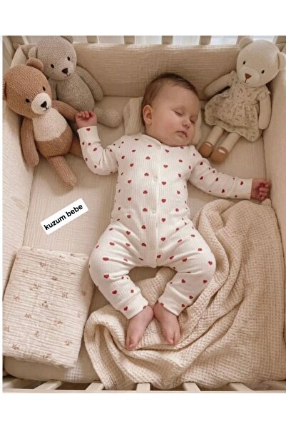 anne dokunuşu gibi KUZUM BEBE Avocado Figured Baby Girl and Boy Cotton Fabric...
