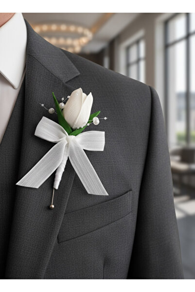 BTRENDY Damat Yaka Çiçeği,Yaka İğnesi Şık Aksesuar