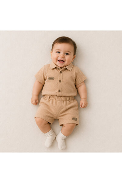 Afrababy ERKEK GÖMLEKLİ TAKIM BEBEK