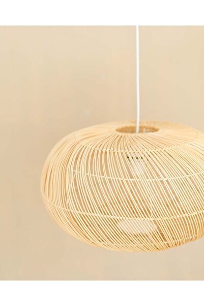 KaiHome Rattan/bambu Büyük Sarkıt Bohem Avize