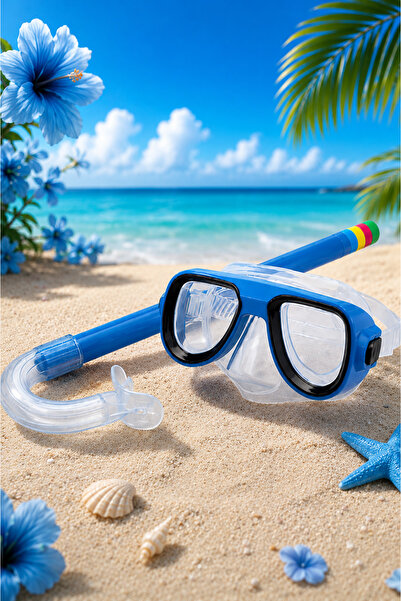 Janva Deniz Havuz Yüzme Seti Gözlük ve Snorkel Seti (1 adet) (Çocuk ve Gençle...