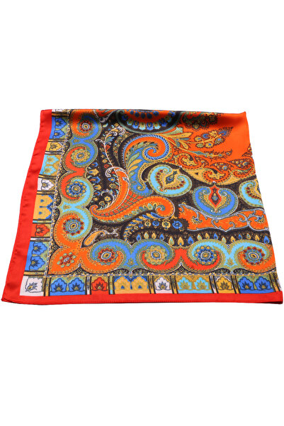 Joolar Esarfa dama, de plaja sau promenada, 90 x 90, imprimeu oriental, SK10R...