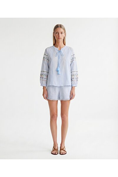 Yargıcı Wide Collar Long Sleeve Shirt