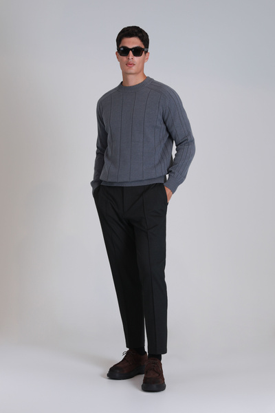 Lufian Ανδρικό παντελόνι Chino Lusi Spor σε στενή γραμμή, πράσινο