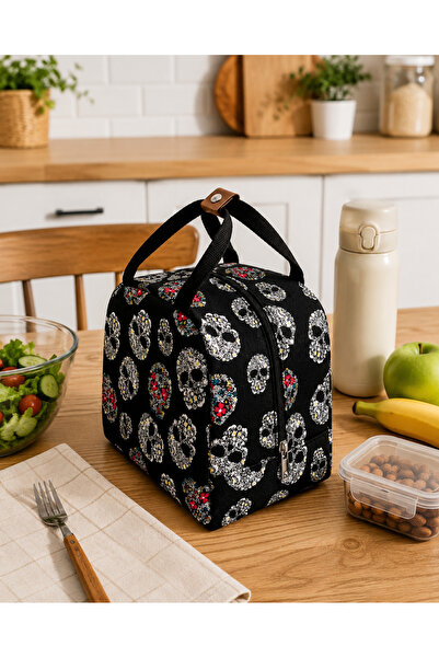 Wallery Bags Isı Yalıtımlı Su Geçirmez Kumaş Termal Yemek Mama Beslenme Çantası
