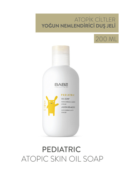 Babe Laboratorios Pediatric Oil Soap - Shower Oil for Babies and Children Ver...