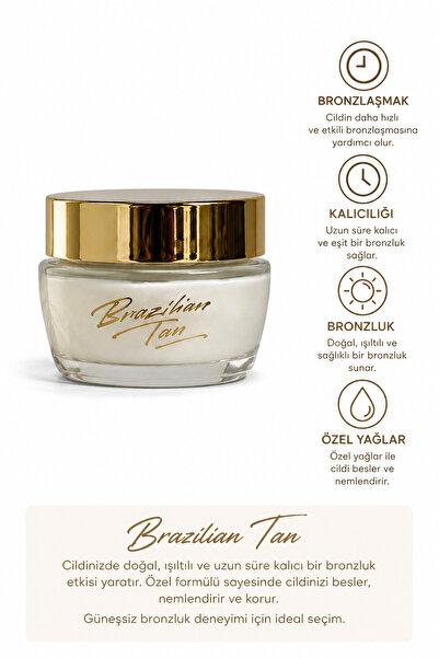 iox cosmetics Hızlı Bronzlaştırıcı Brazilian Tan Solaryum Ve Güneş Kremi