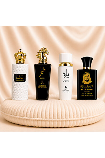 Ayelet Set de 4 parfumuri orientale (2xFemei + 2xBărbați) - Oud Romancia + Ta...