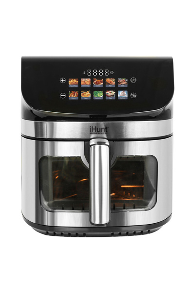 iHunt Friteuza cu aer cald Bro Air Fryer II Ultra 9L 2200W Dubla incalzire su...