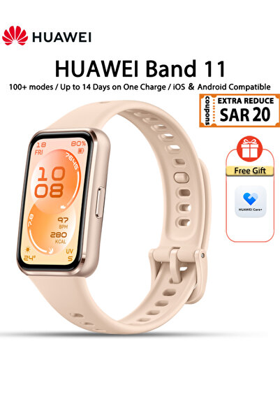 Huawei ساعة ذكية من طراز Band 11، هيكل من سبائك الألومنيوم، عمر بطارية يصل إل...