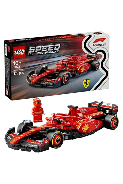 LEGO Mașină de curse Speed Champions Ferrari SF-24 F1 (77242)