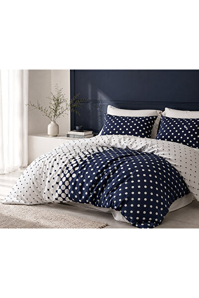 Fabeteks طقم غطاء لحاف مزدوج من القطن بنسبة 100% من Polka Dot Ranforce