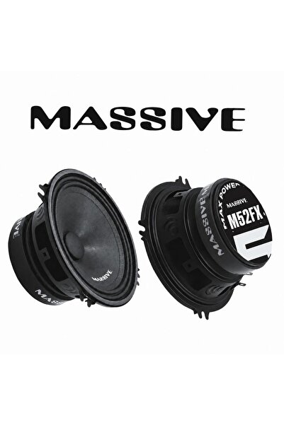 Massive Ms-m5fx 13 Cm Çifti 400W-200 Rms Oto Midrange Hoparlör Deprem Serisi