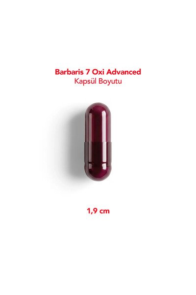 Barbaris 7 Oxi Advanced - 30 Capsules - Supplementing Food Supplement Containing Longevity (Quercetin, Resveratrol, Astaxanthin, Alpha Lipoic Acid, Pyrroloquinoline, Italy Patented Red Orange Complex, and Sod)