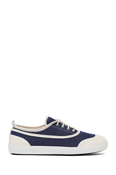 Derimod Kadın Mavi Bağcıklı Jean Deri Sneaker 26PFD370714