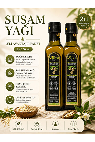 OILIVA GIDA SAN. VE DIŞ TİC. LTD. ŞTİ. Soğuk Sıkım Susam Yağı 2'li Avantajlı ...