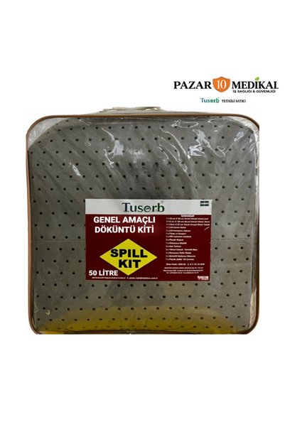 Tusorb PAZAR10/ Genel Amaçlı Döküntü Kiti 50 Litre