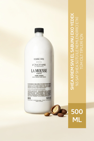 L'Occitane Shea Krem Sıvı El Sabunu Eko Yedek (Refill), %5 Shea Sütü İçeren, ...
