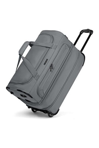 REDOLZ Duffle Essentials 2-Rollen Reisetasche 55 cm M mit Dehnfalte