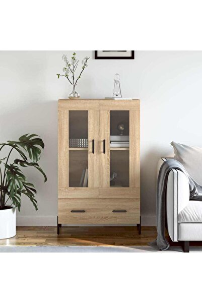 Concept Dulap înalt, stejar Sonoma, 69,5x31x115 cm, lemn prelucrat