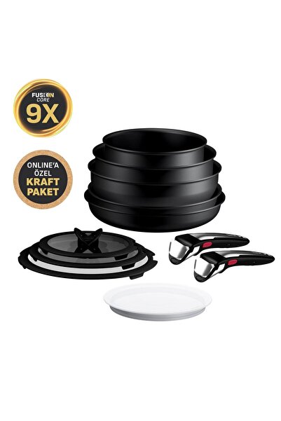 TEFAL مجموعة إنجينيو إكسبيرينس فيوجن كور 9X من المقلاة والقدور الكبيرة - 11 قطعة