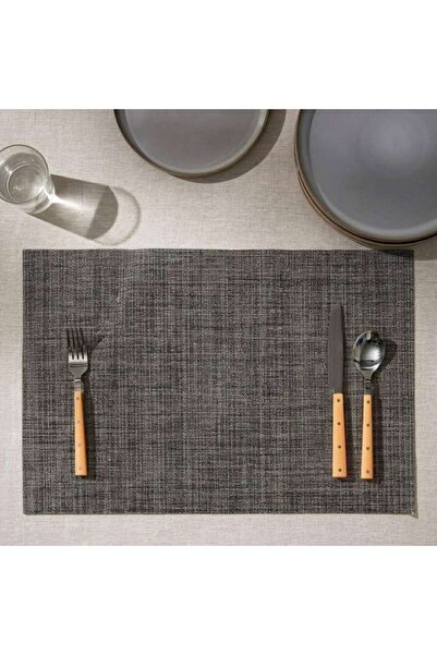 PAN HOME كوسيما مفرش طاولة 30x45 سم - رمادي