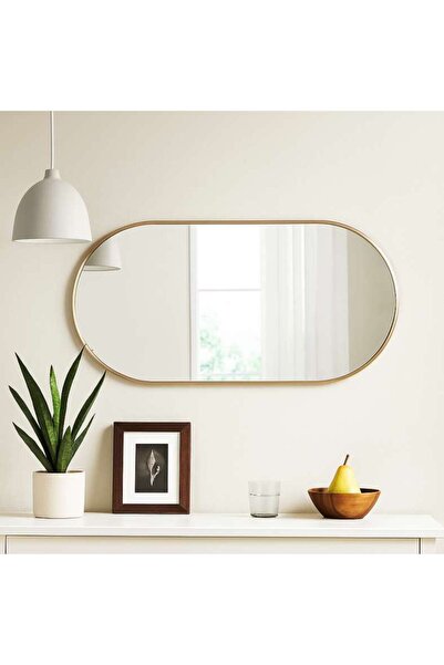 PAN HOME Spinzar Wall Mirror 40x80cm - Gold