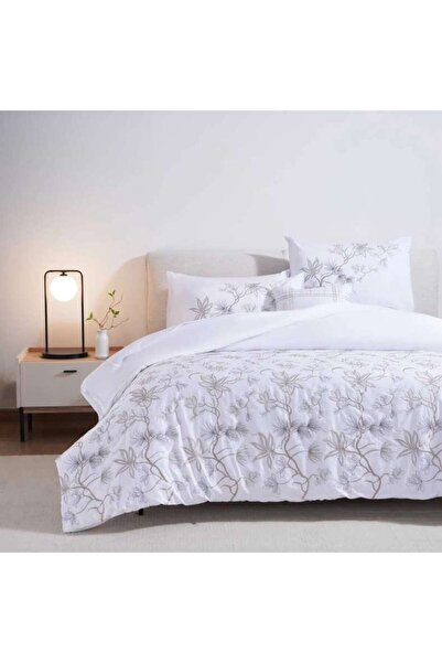 PAN HOME Designora Royal Garden 4-piece Embroidered Comforter Set 250x260cm -...