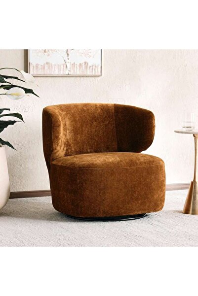 PAN HOME Glimmer Accent Chair - Orange